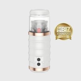 Warrior Honey Play Box automatic masturbator in white