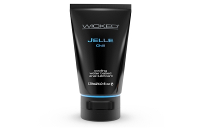 Wicked Jelle Chill Cooling Anal Lubricant - 4 oz.