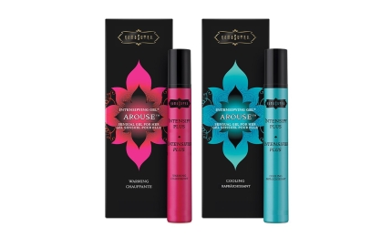 Kama Sutra Intensify Plus Female Arousal Gel - cooling and warming gels with packaging