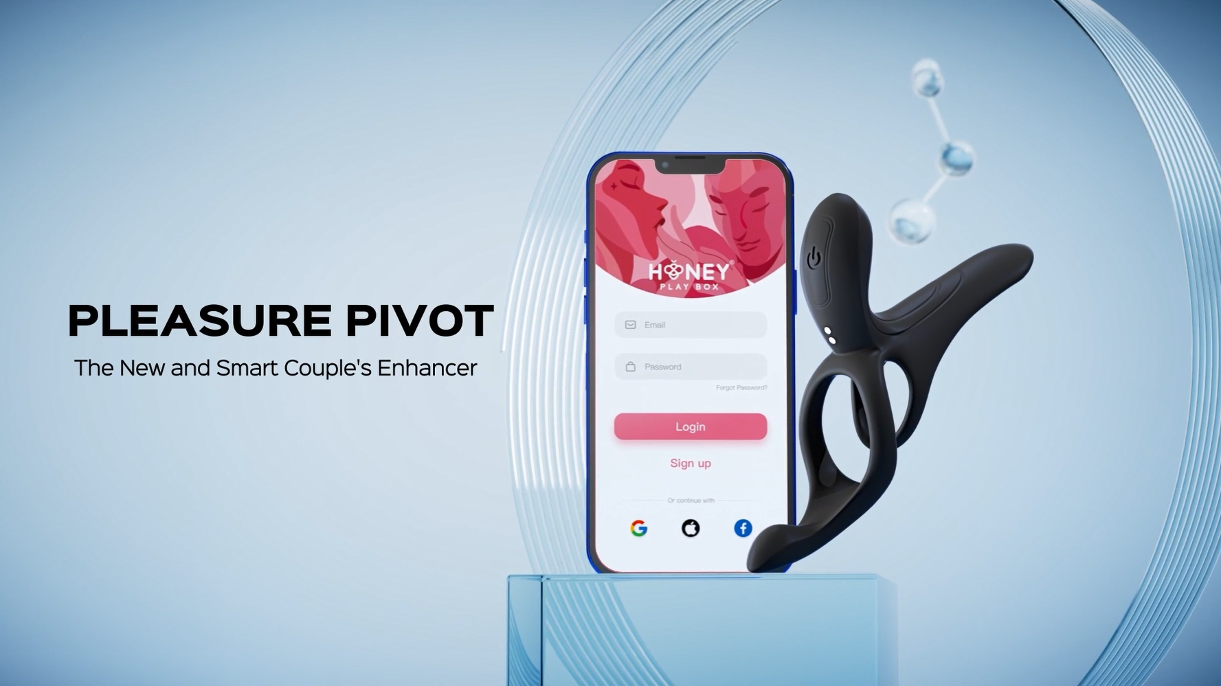Pleasure Pivot 4-in-1 Vibrating Cock Ring & Sleeve for Couples |  Liberator.com