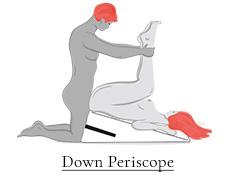 Down Periscope sex position on Liberator Ramp