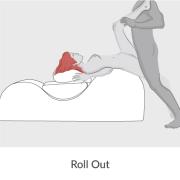 Roll Out sex position on the Esse Lounger