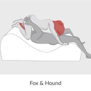 Fox & Hound sex position on the Esse Lounger