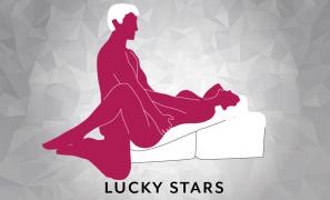 Lucky stars sex position on the Flip Ramp