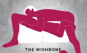 The wishbone sex position on the Flip Ramp