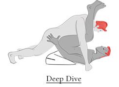 Deep Dive sex position on Liberator Jaz