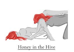 Honey in the Hive sex position on Liberator Jaz