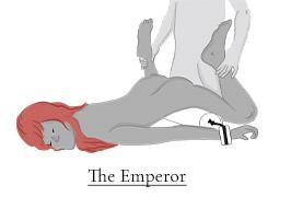 The Emperor sex position on the Talea Spreader Bar