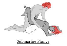 Submarine Plunge sex position on Liberator Whirl