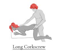 Long Corkscrew sex position on Liberator Whirl