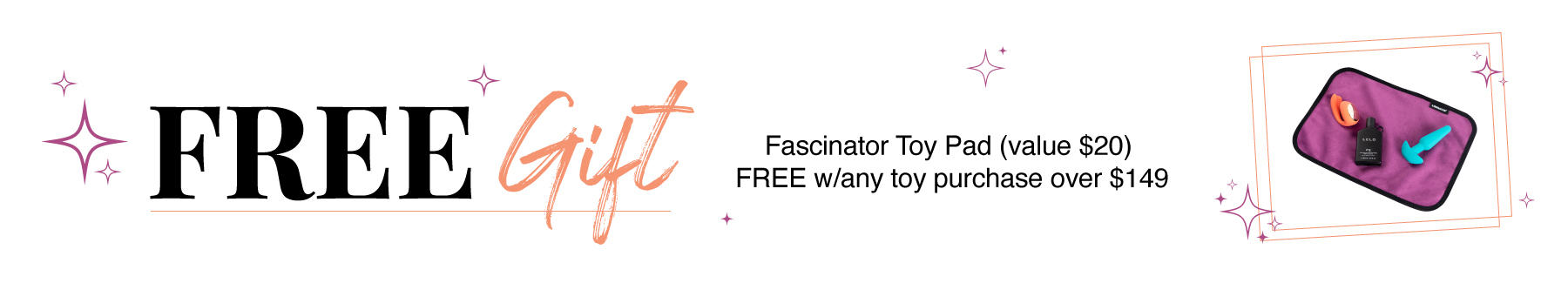 FREE Gift Fascinator Toy Pad