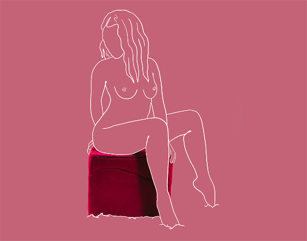 Illustration of woman sitting on Liberator Flip Ramp