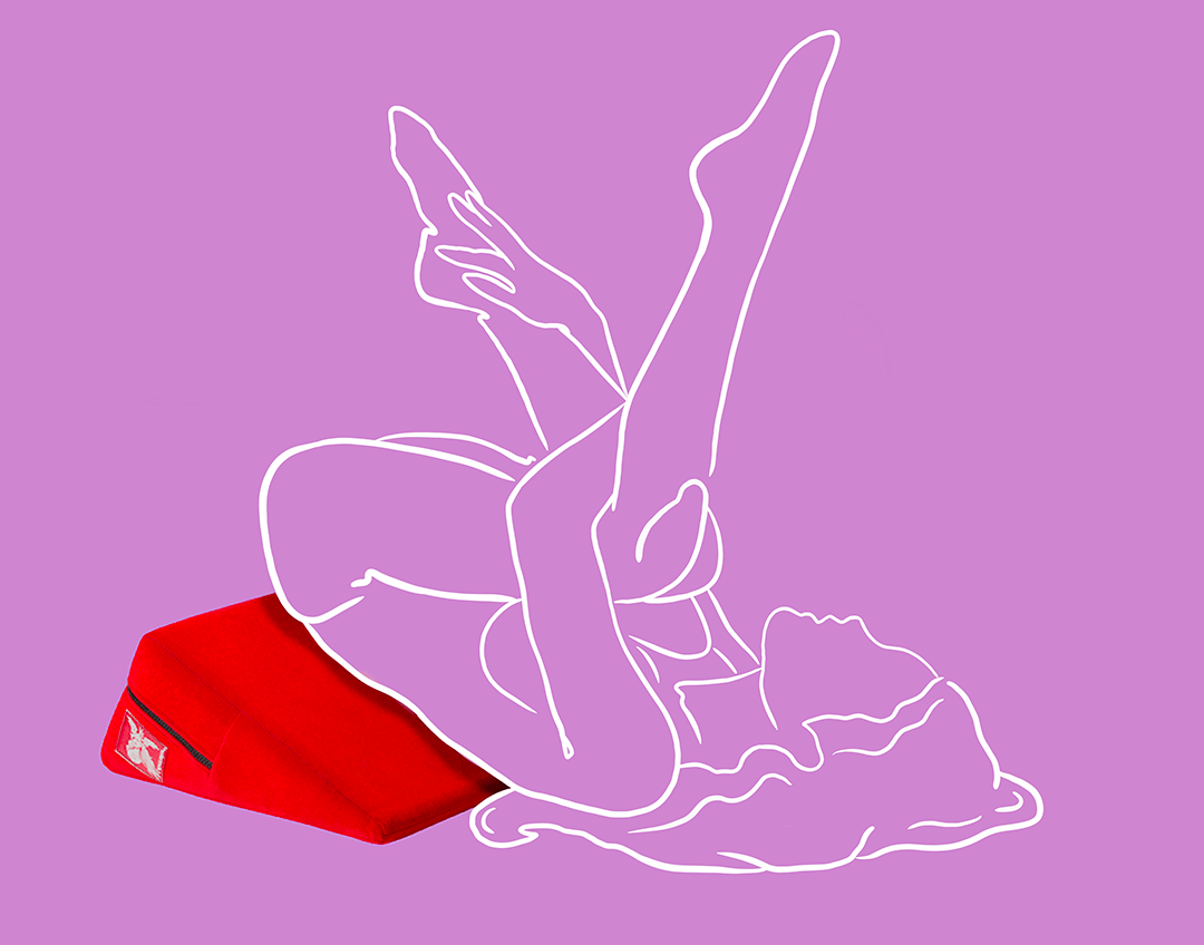 Wedge Pillow Position Illustration 1