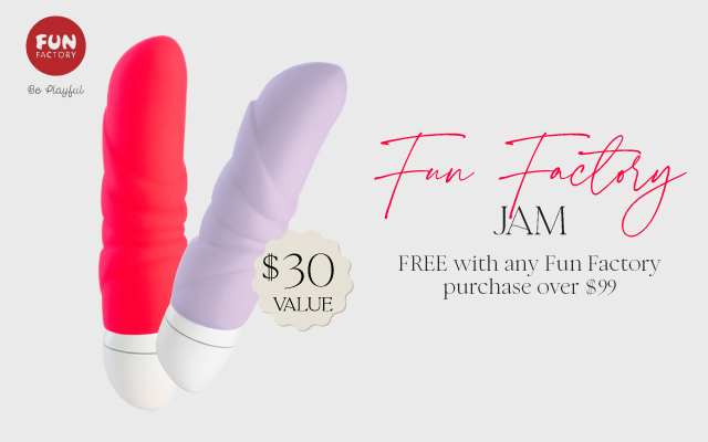 Fun Factory Jam Free with Fun Factory Purchase over $99.