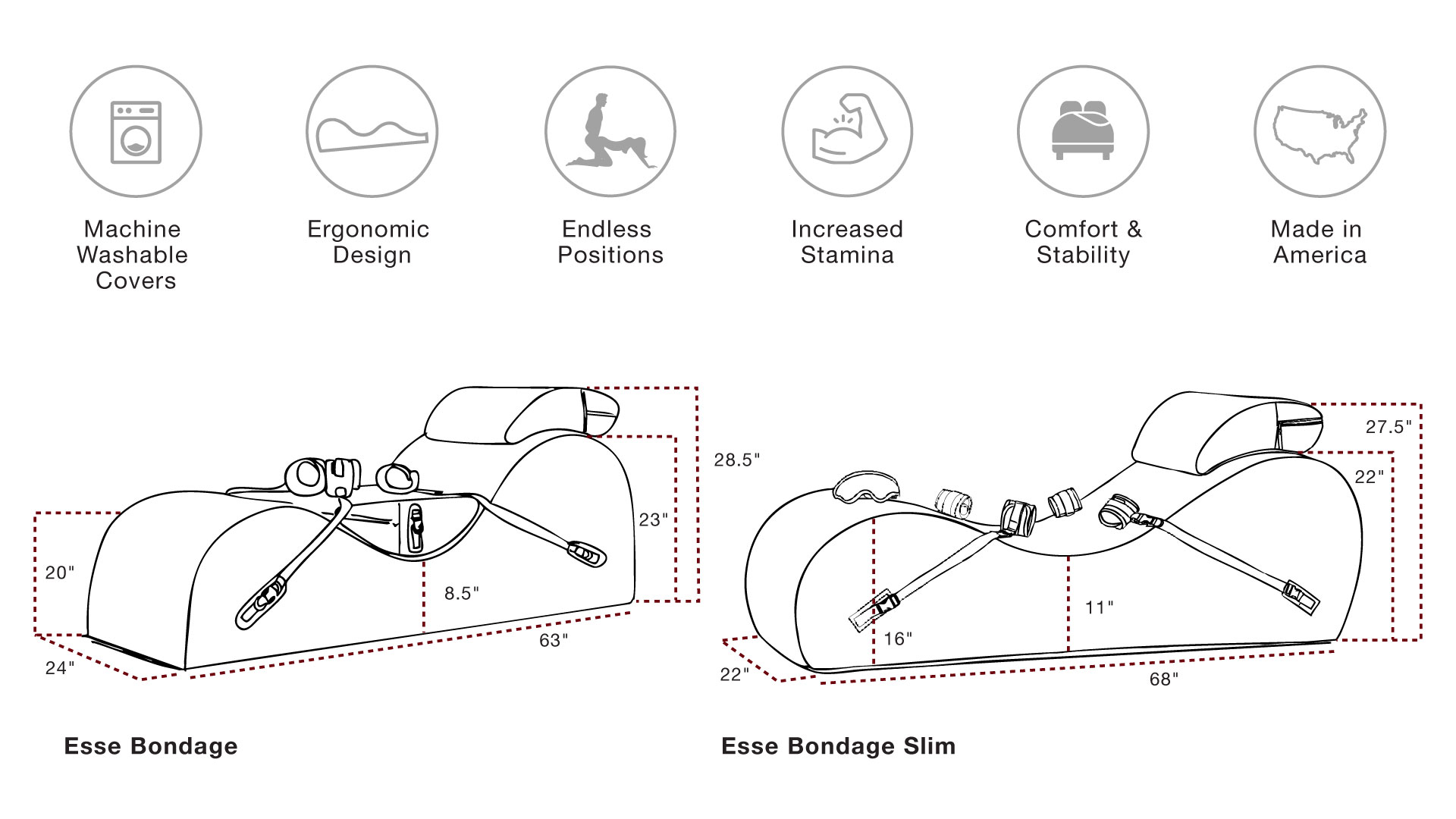esse bondage chaise lounger
