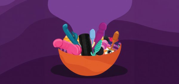 Big Bowl of Sex Toys for Halloween